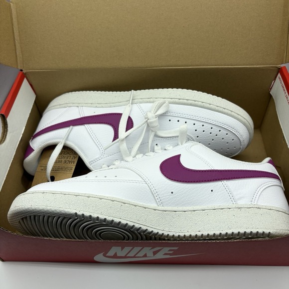 Nike Court Vision Low NN Women 9.5 Casual Shoes DH3158-500 Cactus Flower Pink - Picture 7 of 8